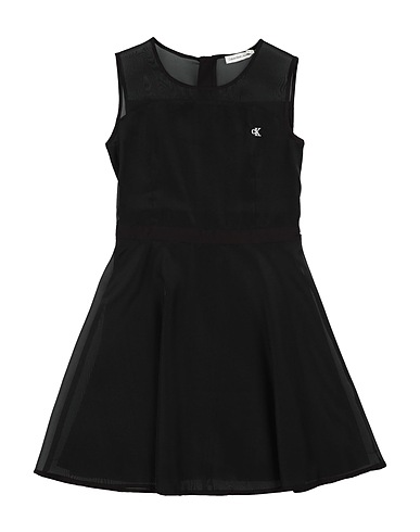 CALVIN KLEIN JEANS エレガントドレス ブラック ポリエステル 100%