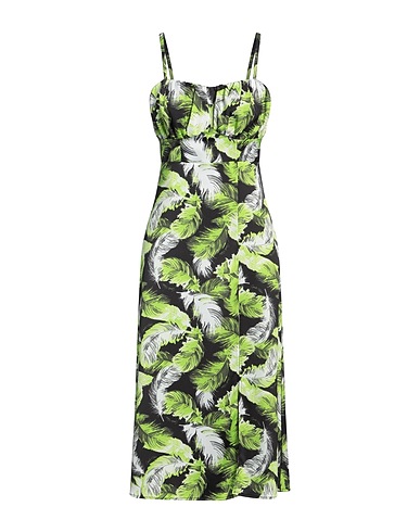 GAëLLE Paris Midi dress Light green 65% Viscose, 30% Polyester, 5% Elastane