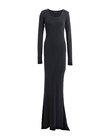 BALENCIAGA Long dress Charcoal 100% Cotton