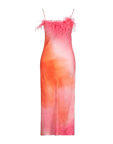 ART DEALER. Elegant dress Pink 100% Silk