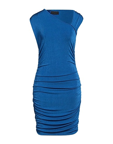 GAëLLE Paris Midi dress Blue 92% Polyester, 8% Elastane