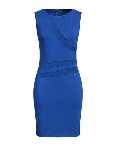 GAëLLE Paris Sheath dress Bright blue 80% Polyamide, 20% Elastane, Viscose