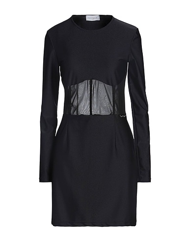 GAëLLE Paris Sheath dress Black 80% Polyamide, 20% Elastane