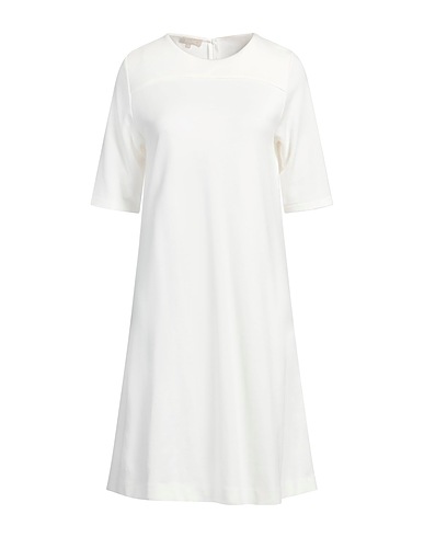 BLAUMAX Kurzes Kleid Weiß 40% Baumwolle, 40% Modal, 20% Polyamid