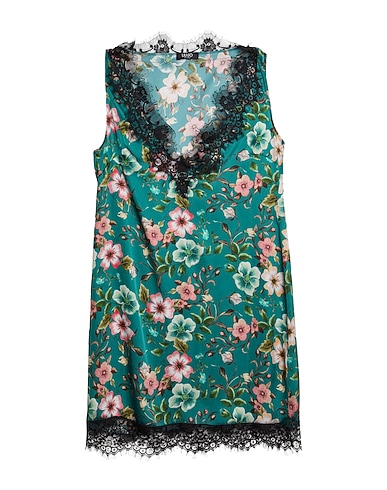 LIU •JO Short dress Green 100% Polyester, Polyamide