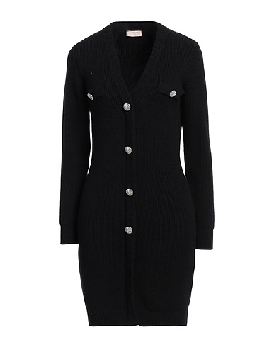 LIU •JO Sheath dress Black 52% Viscose, 28% Polyester, 20% Polyamide