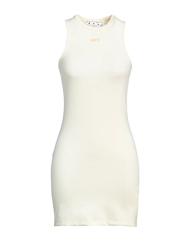 OFF-WHITE™ Sheath dress Ivory 86% Polyamide, 14% Elastane