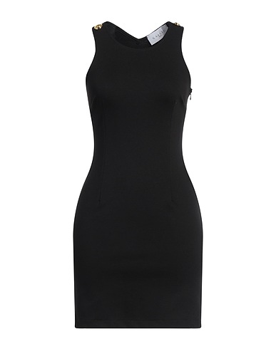 GAëLLE Paris Sheath dress Black 68% Viscose, 27% Polyamide, 5% Elastane, Cotton