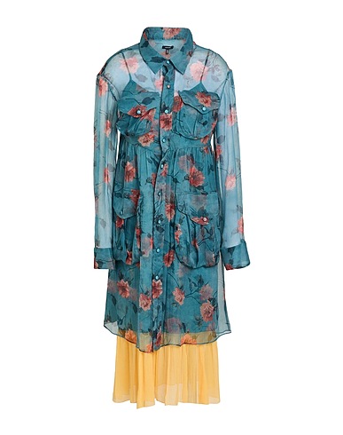 R13 Midi dress Slate blue 100% Silk
