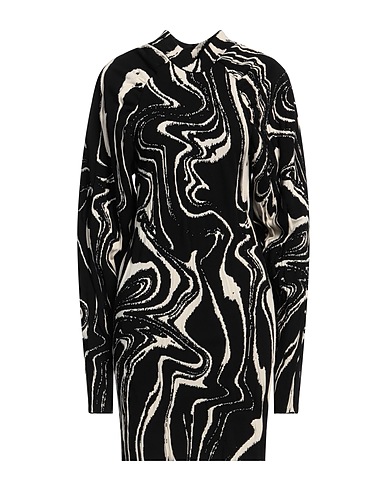 ROTATE BIRGER CHRISTENSEN Sheath dress Black 70% Viscose, 30% Polyester