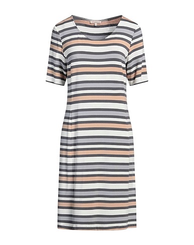 CAMICETTASNOB Vestito corto Grigio 95% Viscosa, 5% Elastan