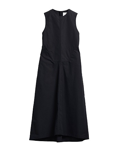JIL SANDER Vestido de verano Negro 100% Algodón