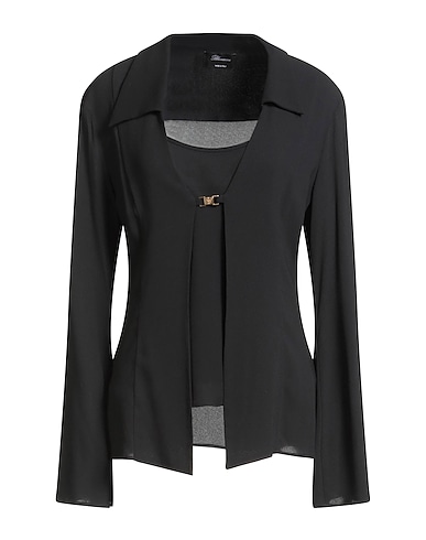 BLUMARINE Twin set Black 98% Viscose, 2% Elastane