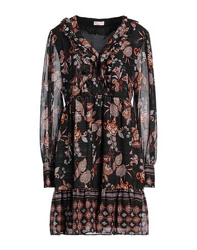 LIU •JO Short dress Black 100% Polyester