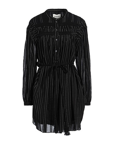 MARANT ÉTOILE Short dress Black 100% Cotton