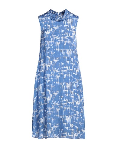 PESERICO Midi dress Blue 60% Viscose, 40% Cupro