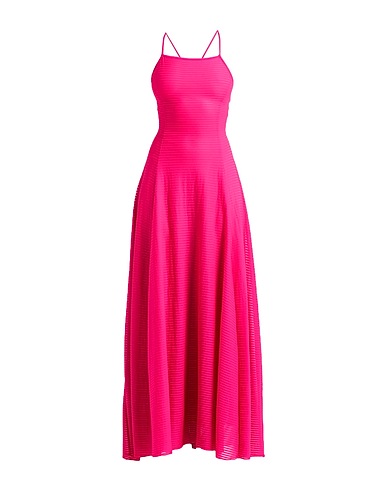 EMPORIO ARMANI Long dress Fuchsia 92% Polyester, 8% Elastane