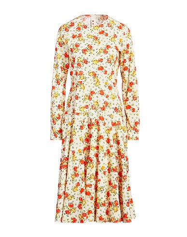 MARNI Midi dress Ivory 100% Cotton