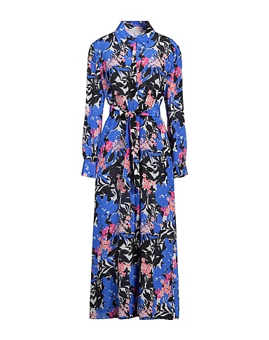 BIANCA GERVASIO Long dress Blue 100% Silk