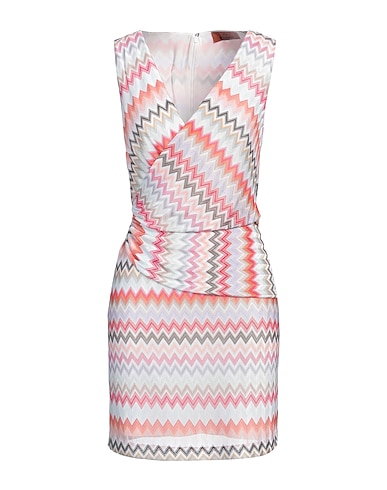 MISSONI Short dress White 60% Cotton, 40% Viscose