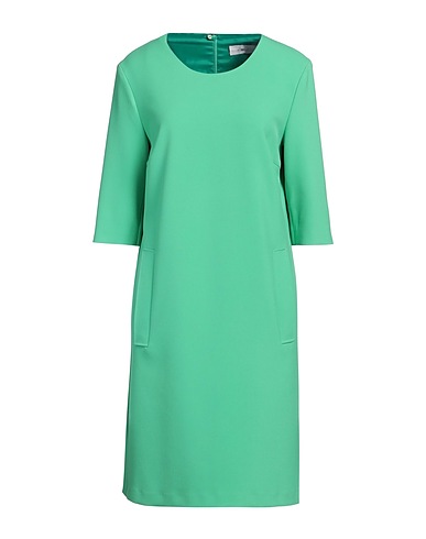 NVSCO 2107 Vestito midi Verde chiaro 61% Poliestere, 26% Viscosa, 7% Cotone, 6% Elastan