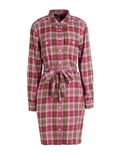 LAUREN RALPH LAUREN Shirt dress Mauve 100% Cotton