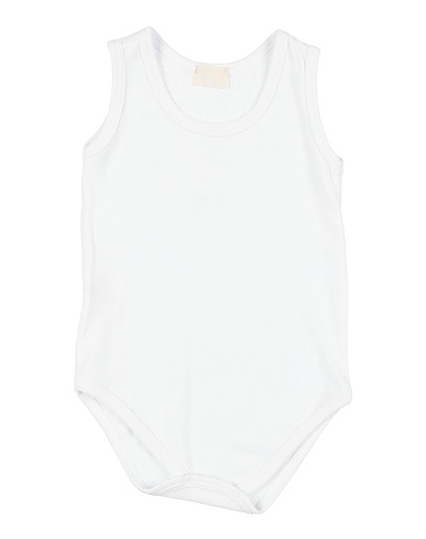 LALALÙ Baby bodysuit White 100% Cotton