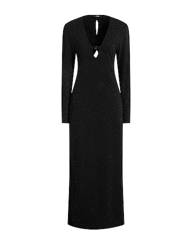 ACTITUDE by TWINSET Long dress Black 98% Polyester, 2% Elastane