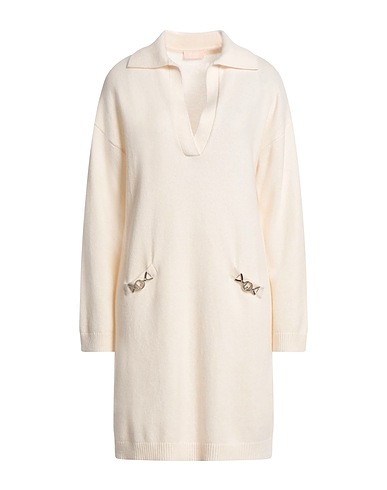 LIU •JO Office dress Ivory 55% Wool, 25% Polyamide, 20% Cotton