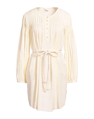 MARANT ÉTOILE Short dress Ivory 80% Cotton, 20% Viscose