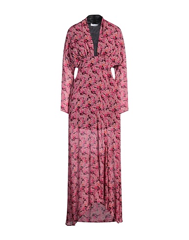 IRO Long dress Fuchsia 60% Viscose, 40% Silk