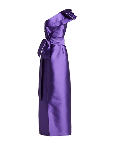 ALBERTA FERRETTI Elegant dress Purple 85% Polyester, 15% Silk