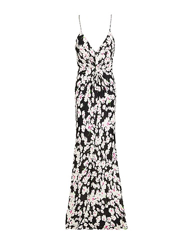 MSGM Long dress Black 100% Viscose