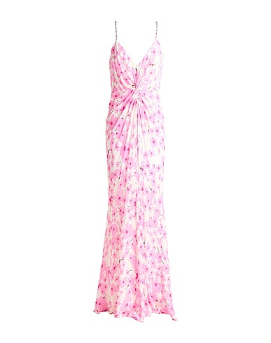 MSGM Long dress White 100% Viscose