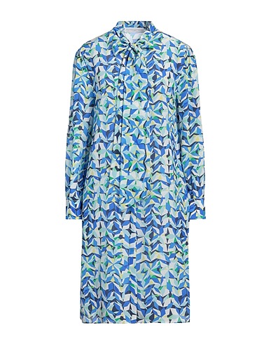 BIANCA GERVASIO Vestito chemisier Blu 100% Seta