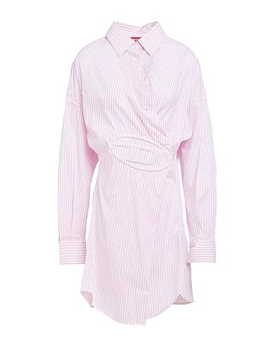 DIESEL Hemdkleid Rosa 67% Baumwolle, 30% Polyamid, 3% Elastan