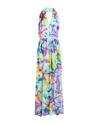 KOCCA Long dress Light green 92% Polyester, 8% Elastane