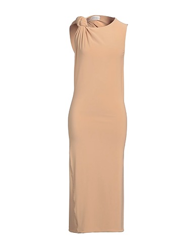 SPORTMAX Midi dress Beige 95% Polyester, 5% Elastane