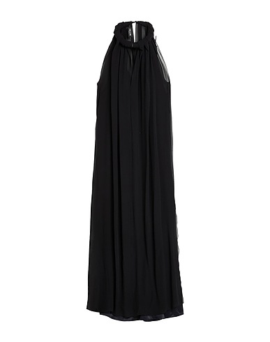 DEL CORE Long dress Black 100% Silk