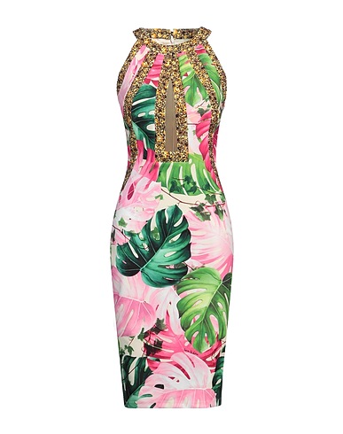 GAI MATTIOLO Midi dress Pink 92% Polyester, 8% Lycra®