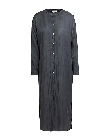 CROSSLEY Vestido camisero Gris 60% Algodón, 40% Seda