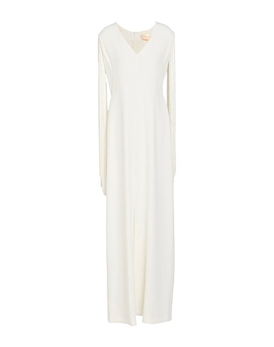 MAX MARA Long dress White 70% Triacetate, 30% Polyester