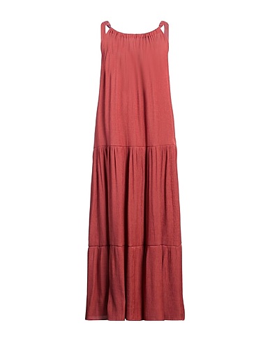 OTRO AMOR Long dress Rust 79% Viscose, 21% Polyester