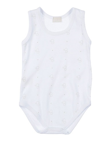 LALALÙ Baby bodysuit White 100% Cotton