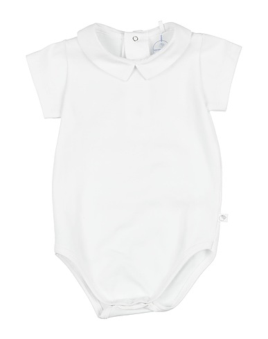 LARANJINHA Strampelanzug Weiß 97% Baumwolle, 3% Elastan