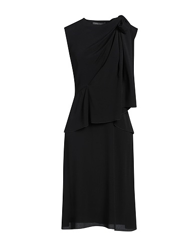 ALBERTA FERRETTI Elegant dress Black 65% Acetate, 35% Silk