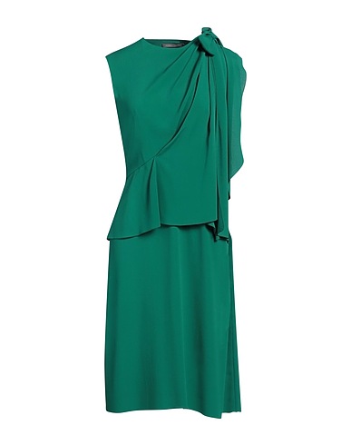 ALBERTA FERRETTI Elegant dress Green 65% Acetate, 35% Silk