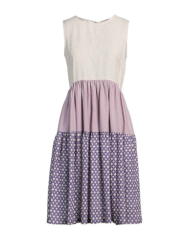 PHILO MODA Vestito midi Beige 100% Lino