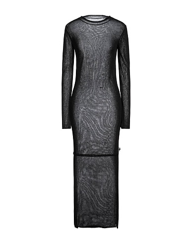 ADER ERROR Midi dress Black 88% Rayon, 12% Linen