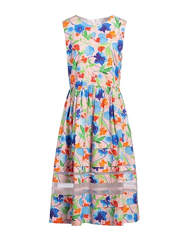 CAROLINA HERRERA Midi dress Pink 100% Cotton, Silk